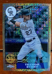 2022 Topps '87 Topps Silver Pack Chrome #T87C21 Trevor Story Colorado Rockies